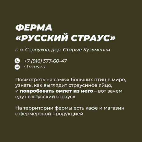 Фермы с животными