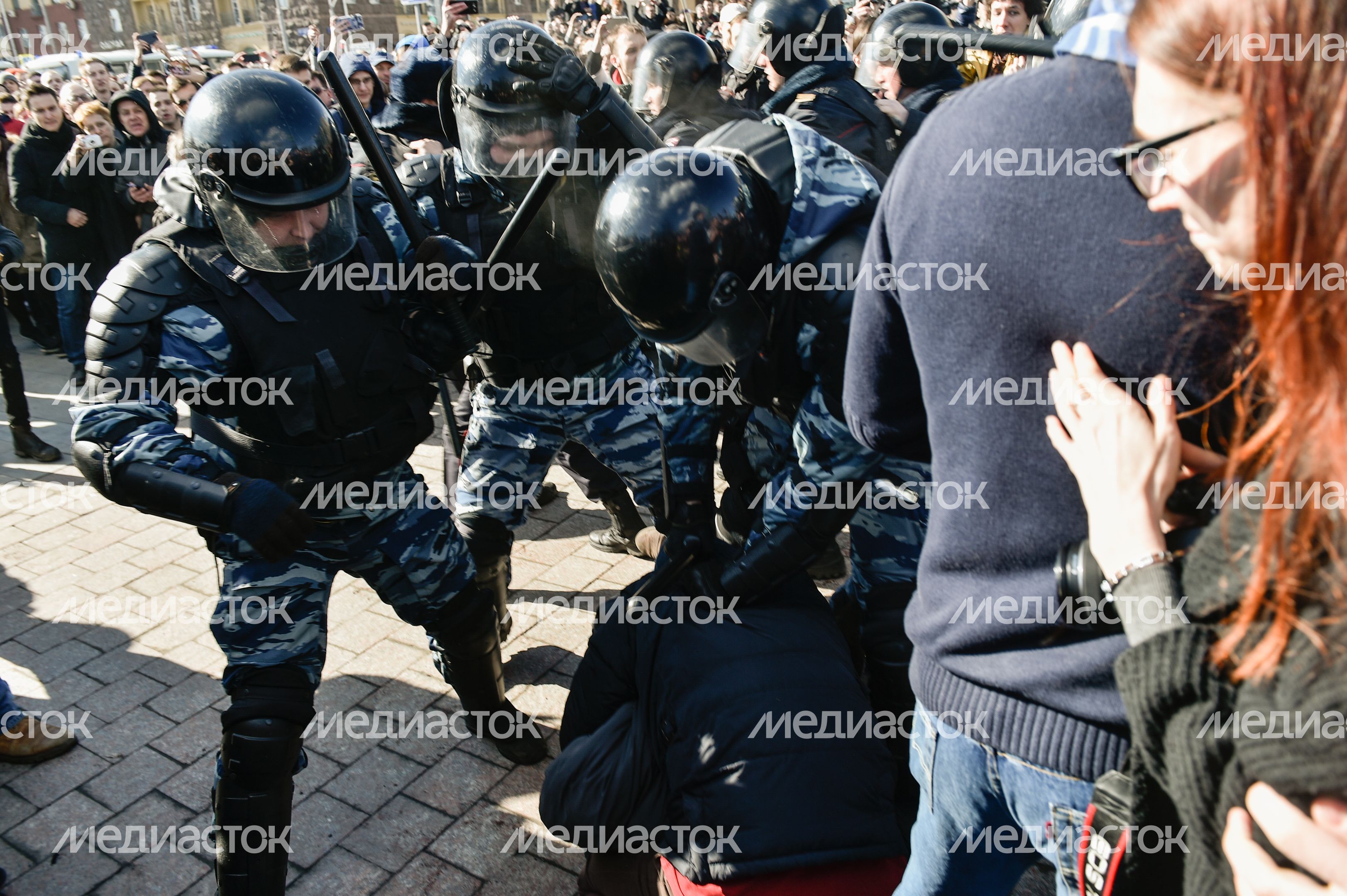 В столице прошел митинг против коррупции.