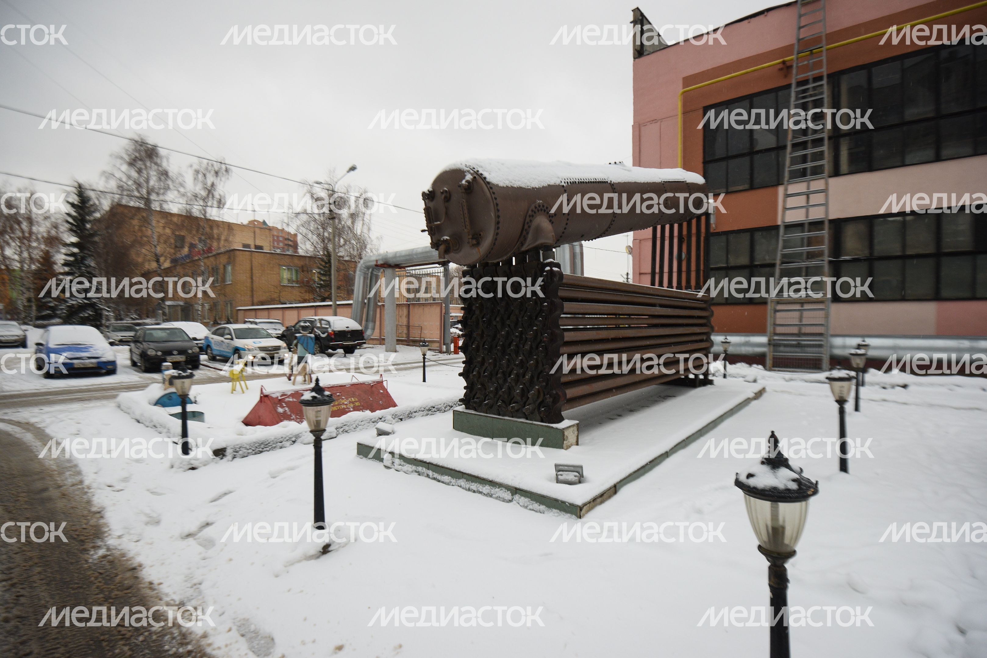 Виды города Серпухов зимой