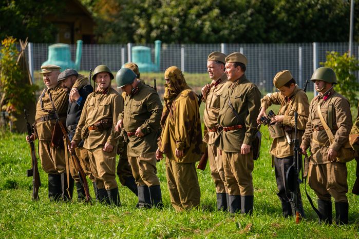 Военно-историческая реконструкция Битвы за Москву в музее Зои Космодемьянской