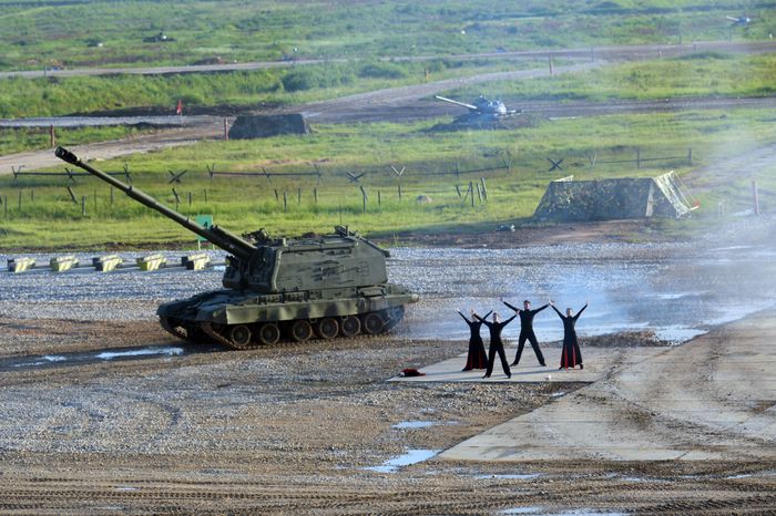 Международный военно-технический форум «Армия-2015». Динамический показ