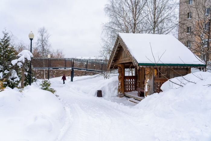 Городской парк в рабочем поселке Шаховская