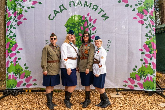 Деревья высадили в Рузском округе в рамках акции «Сад Памяти» ко Дню Победы