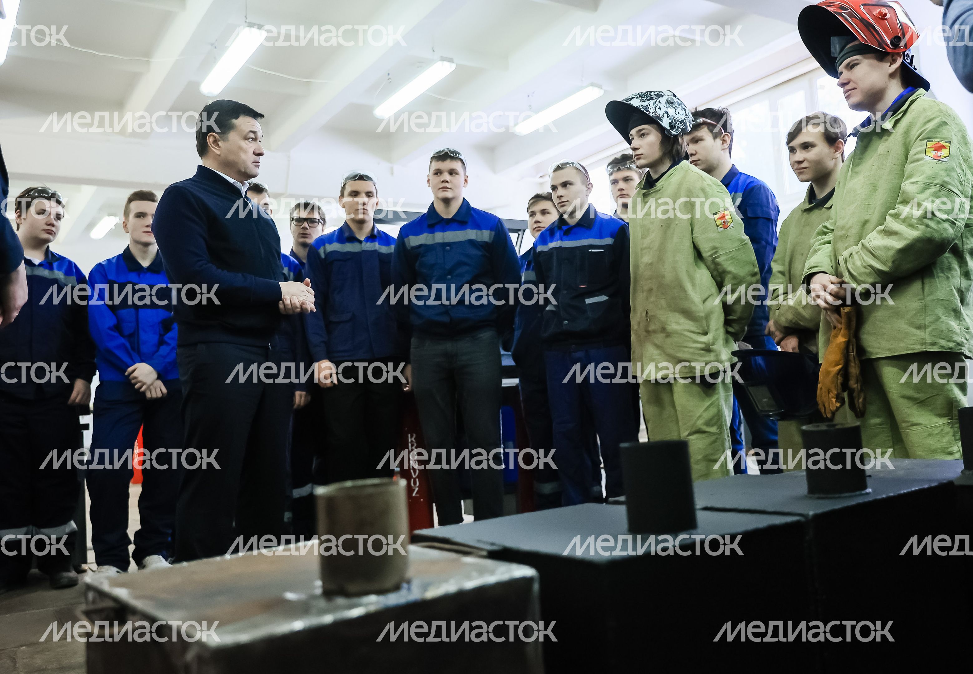 Посещение Губернатором Павлово-Посадского Техникума