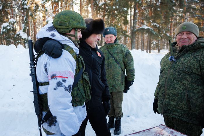 Андрей Воробьев посетил полигон в Московском высшем общевойсковом командном училище