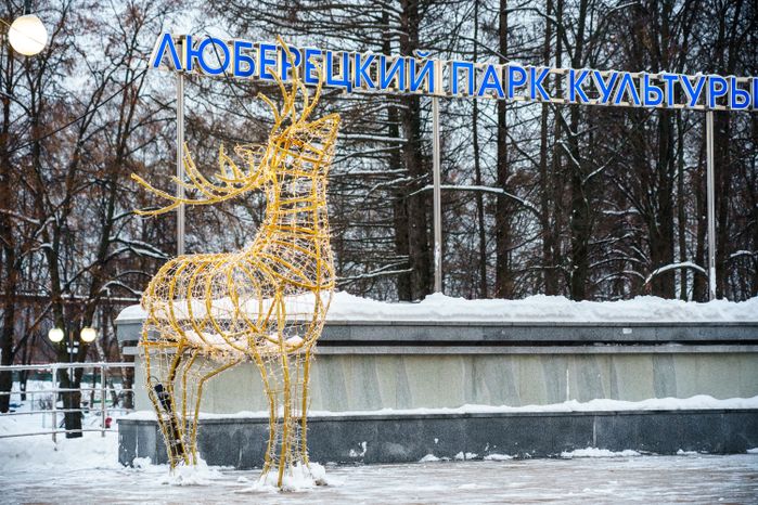 Люберцы. Центральный парк. Зима