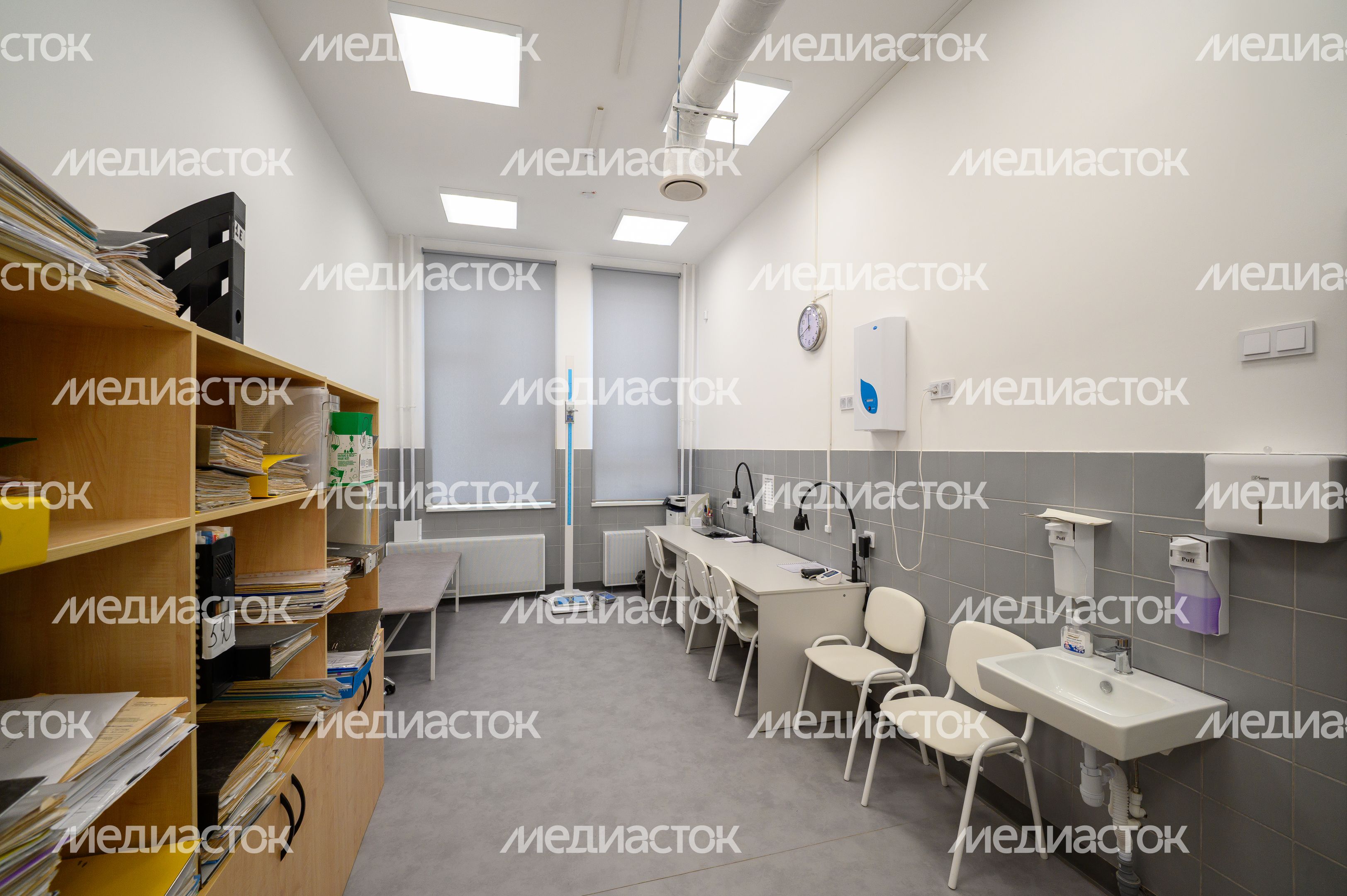 Медицинский кабинет в новом корпусе «Диалог» средней школы №9 в ЖК «Мытищи парк» на 1100 мест Медицинский кабинет в новом корпусе «Диалог» средней школы №9 в ЖК «Мытищи парк» на 1100 мест