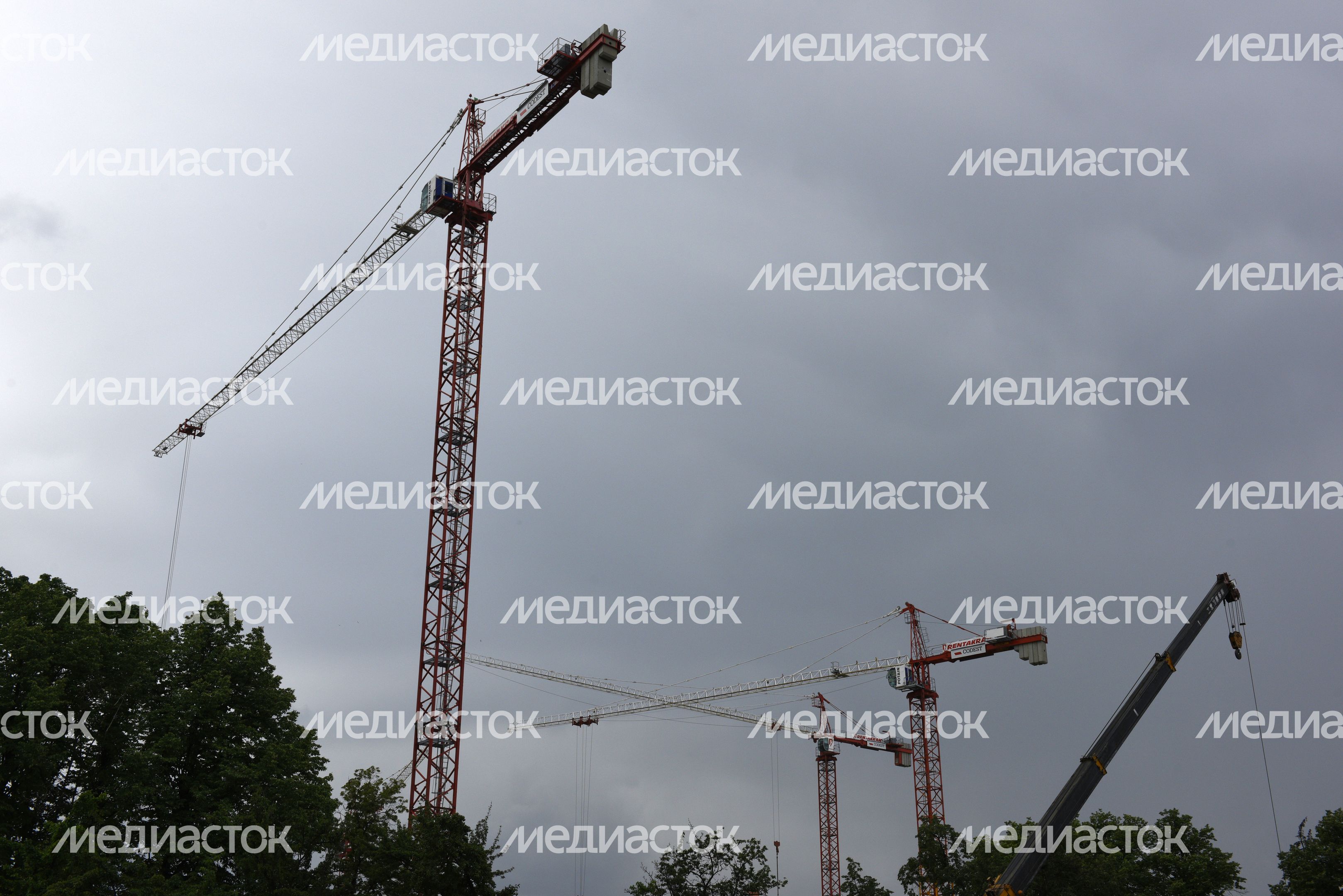 Строительство станции Московского метрополитена «Петровский парк»