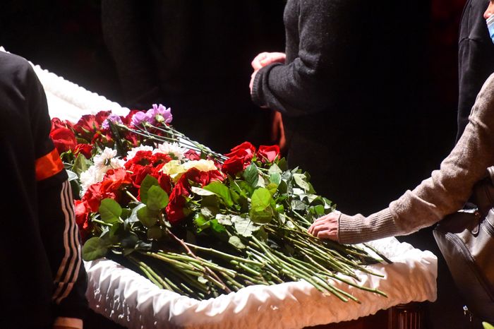 Церемония прощания с актером Валентином Гафтом в театре «Современник» в Москве