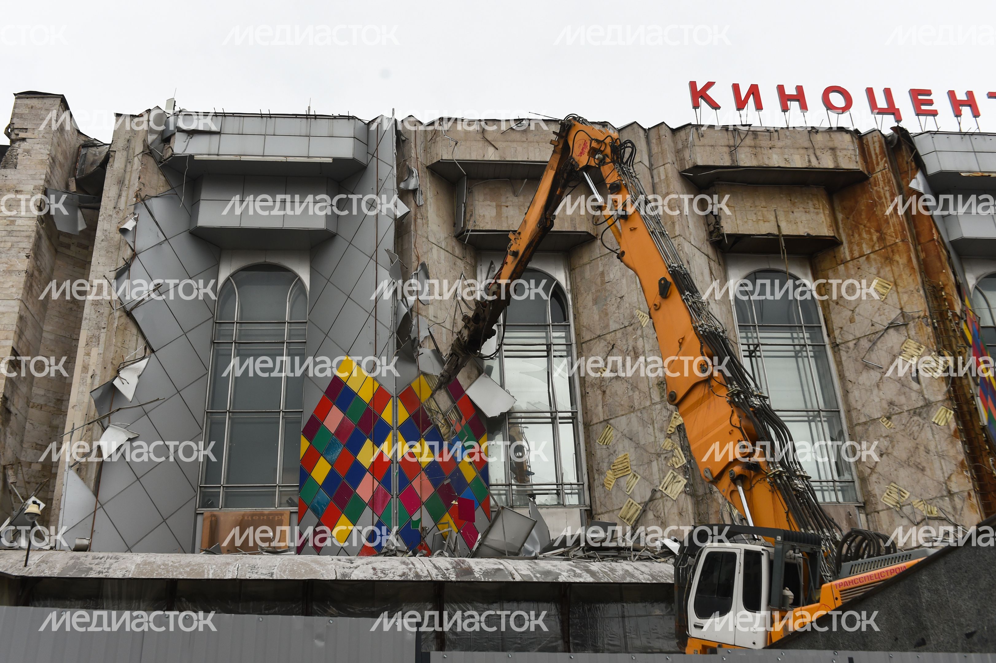 Снос кинотеатра «Соловей» в Москве