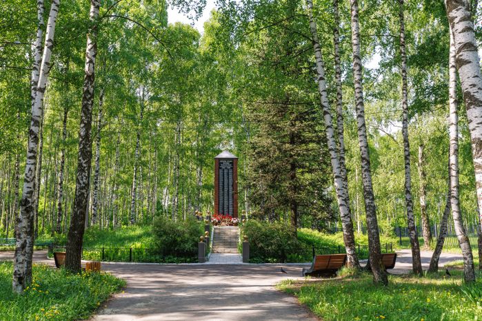 Мемориал воинам, павшим в годы Великой Отечественной войны 1941-1945 гг., в поселке Монино округа Щелково