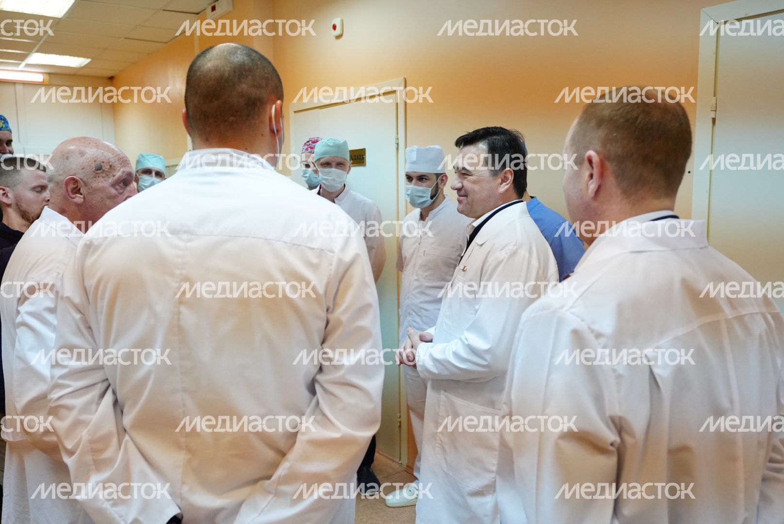 Посещение Губернатором Подмосковья Воскресенской областной больницы