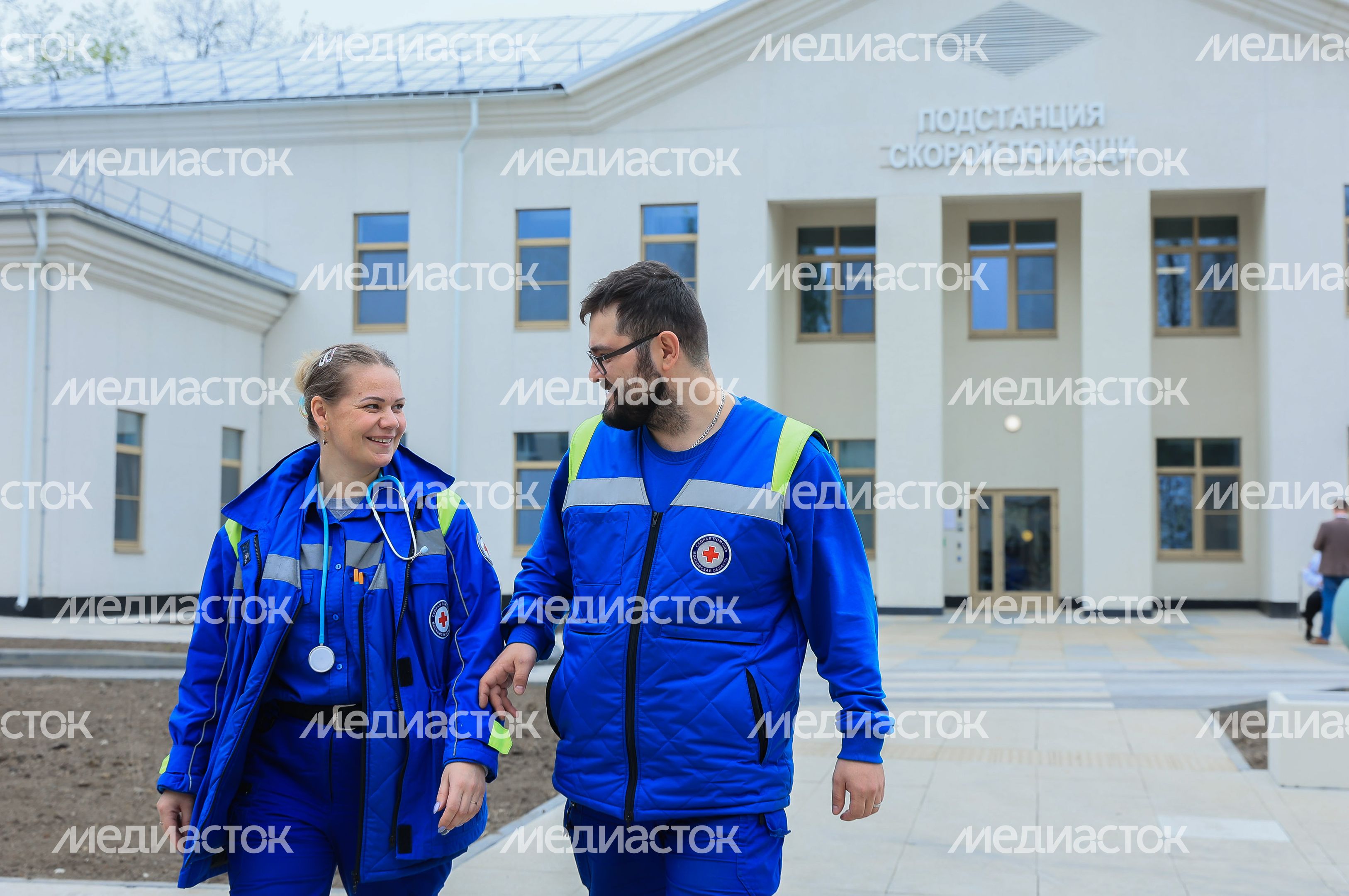 Посещение подстанции скорой помощи в Ленинском округе Губернатором Подмосковья