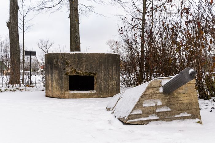 Лобня. Парк «Киово». Зима