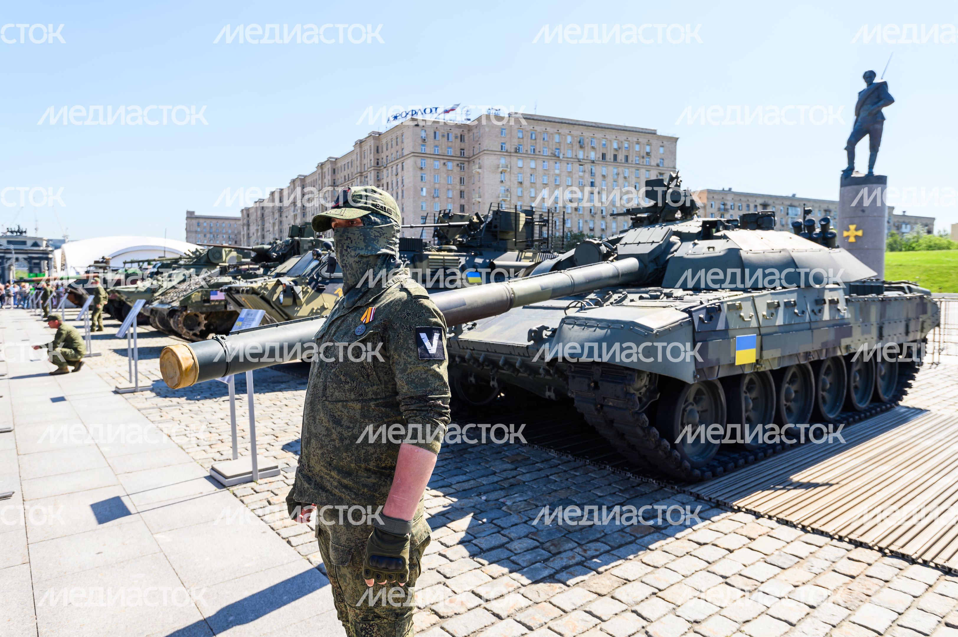 Выставка вооружения в Парке Победы, посвященная СВО