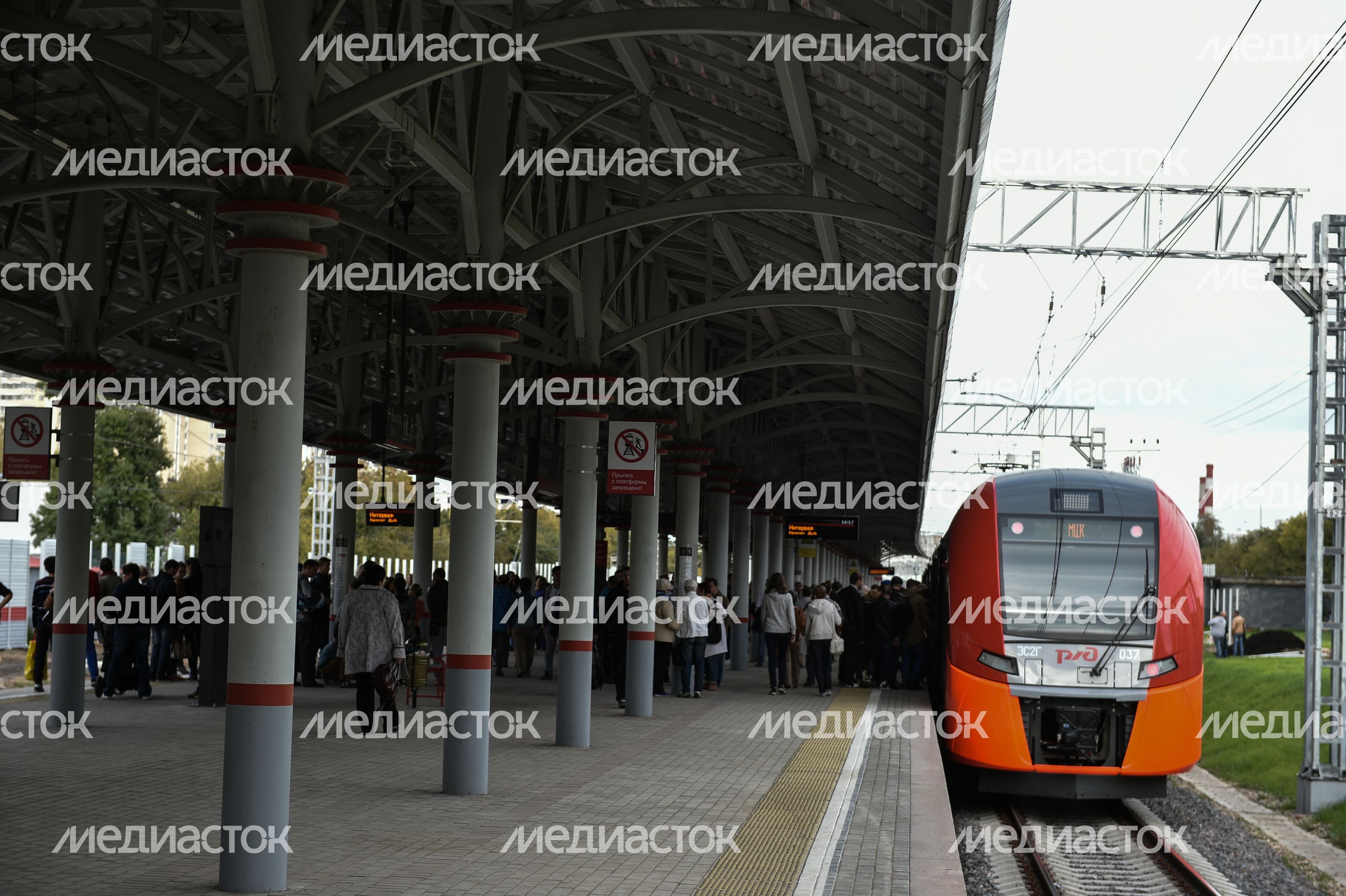 Первый день работы Московского центрального кольца