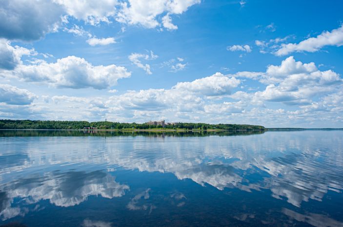 Весенние виды города Руза