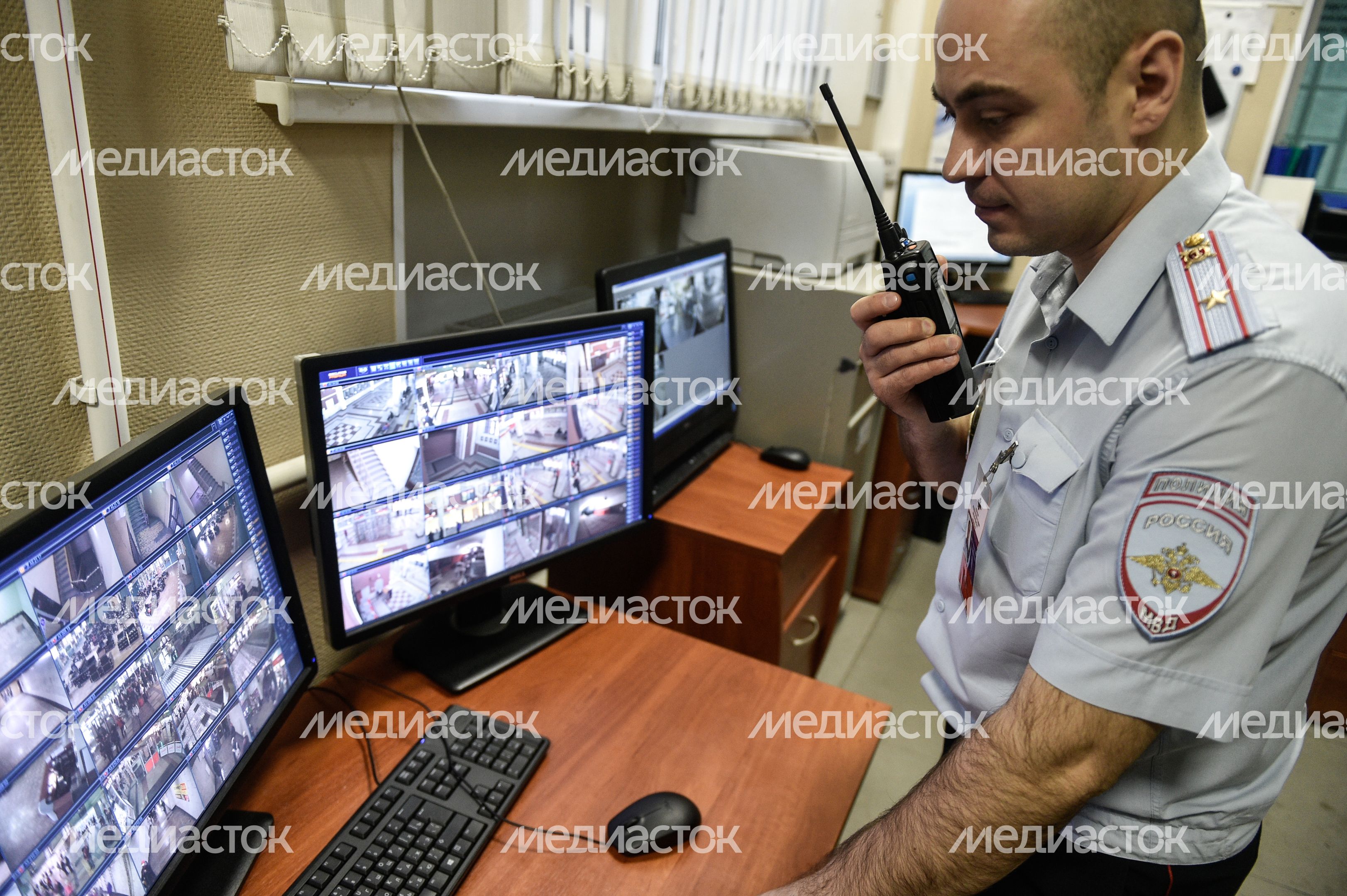 Работа Полции на Казанском вокзале