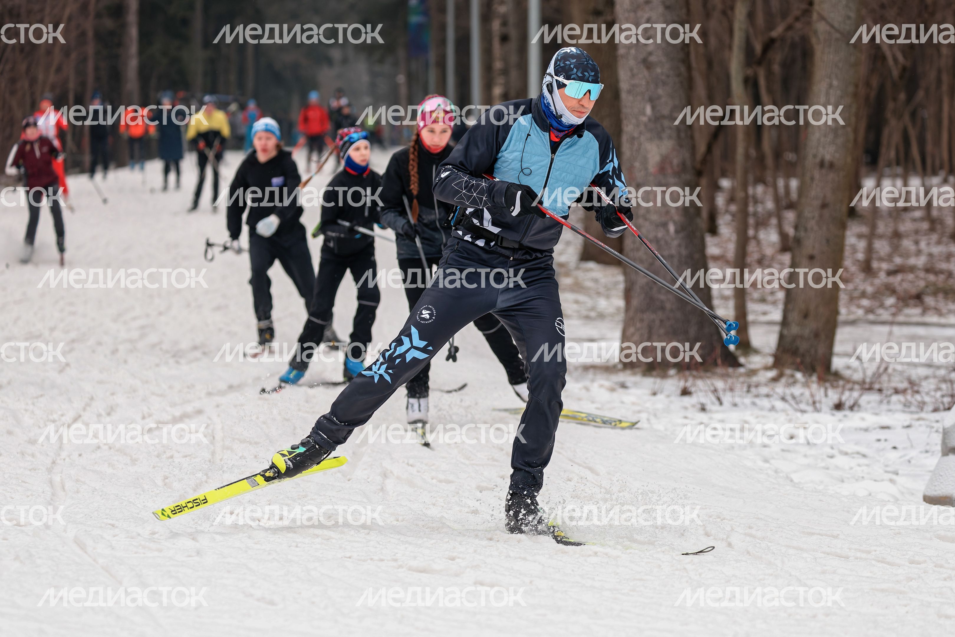 Тренировка для лыжников от Олимпийского чемпиона Александра Легкова в Одинцово Тренировка для лыжников от Олимпийского чемпиона Александра Легкова в Одинцово