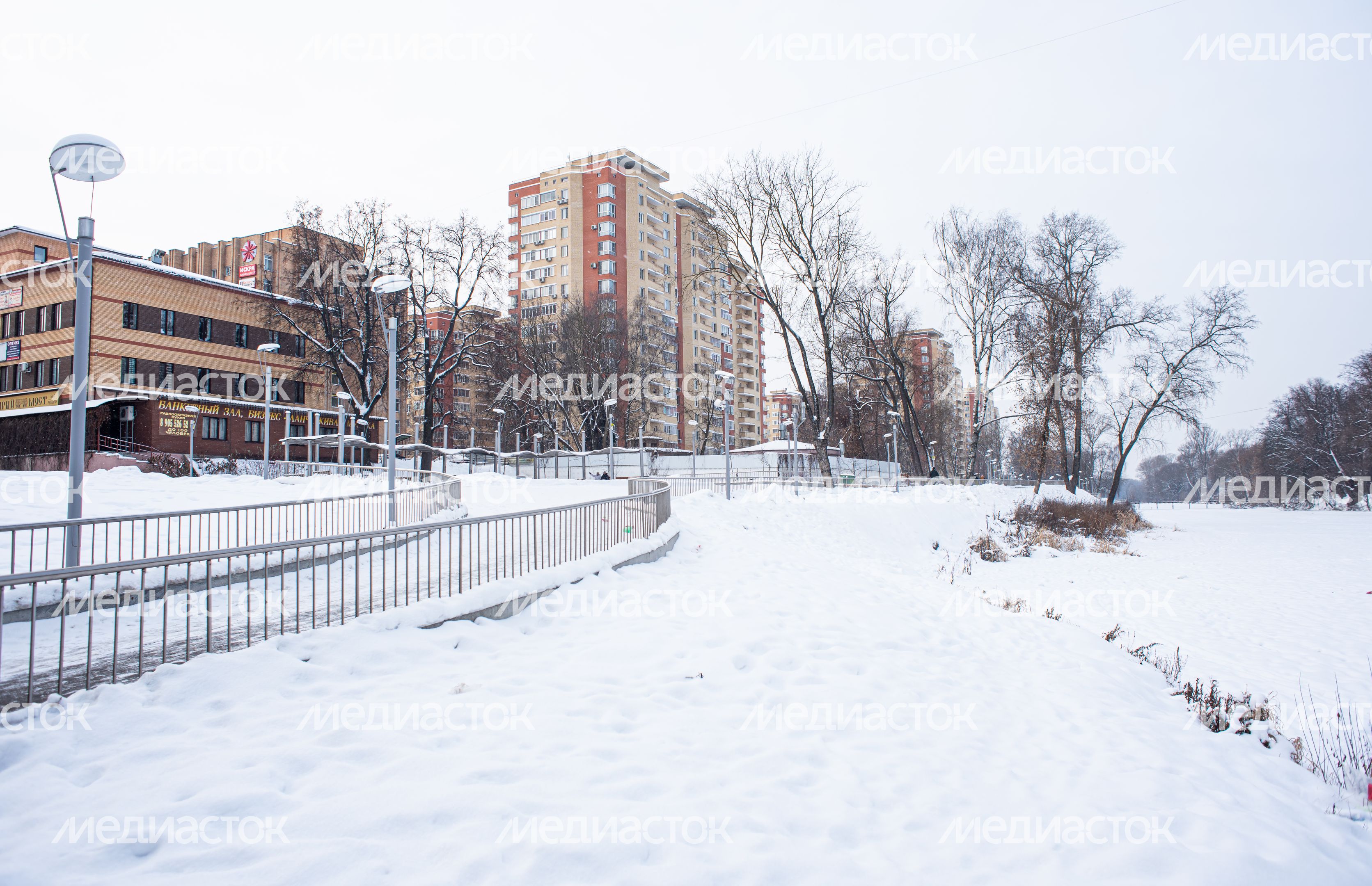 Зимние виды города Щелково