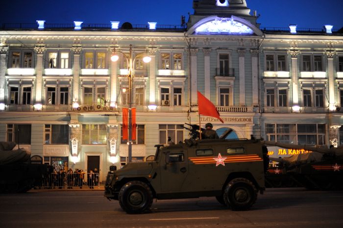 Репетиция Парада Победы на Красной площади в Москве