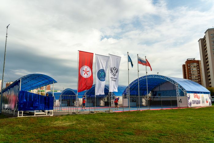Международные командные соревнования по городошному спорту прошли в Центре городошного спорта в Подольске