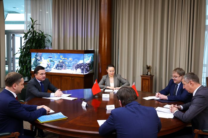 Встреча Губернатора Московской области с Послом Республики Беларусь в РФ