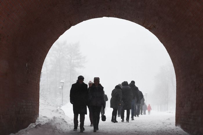 Рекордный снегопад в Москве и Подмосковье