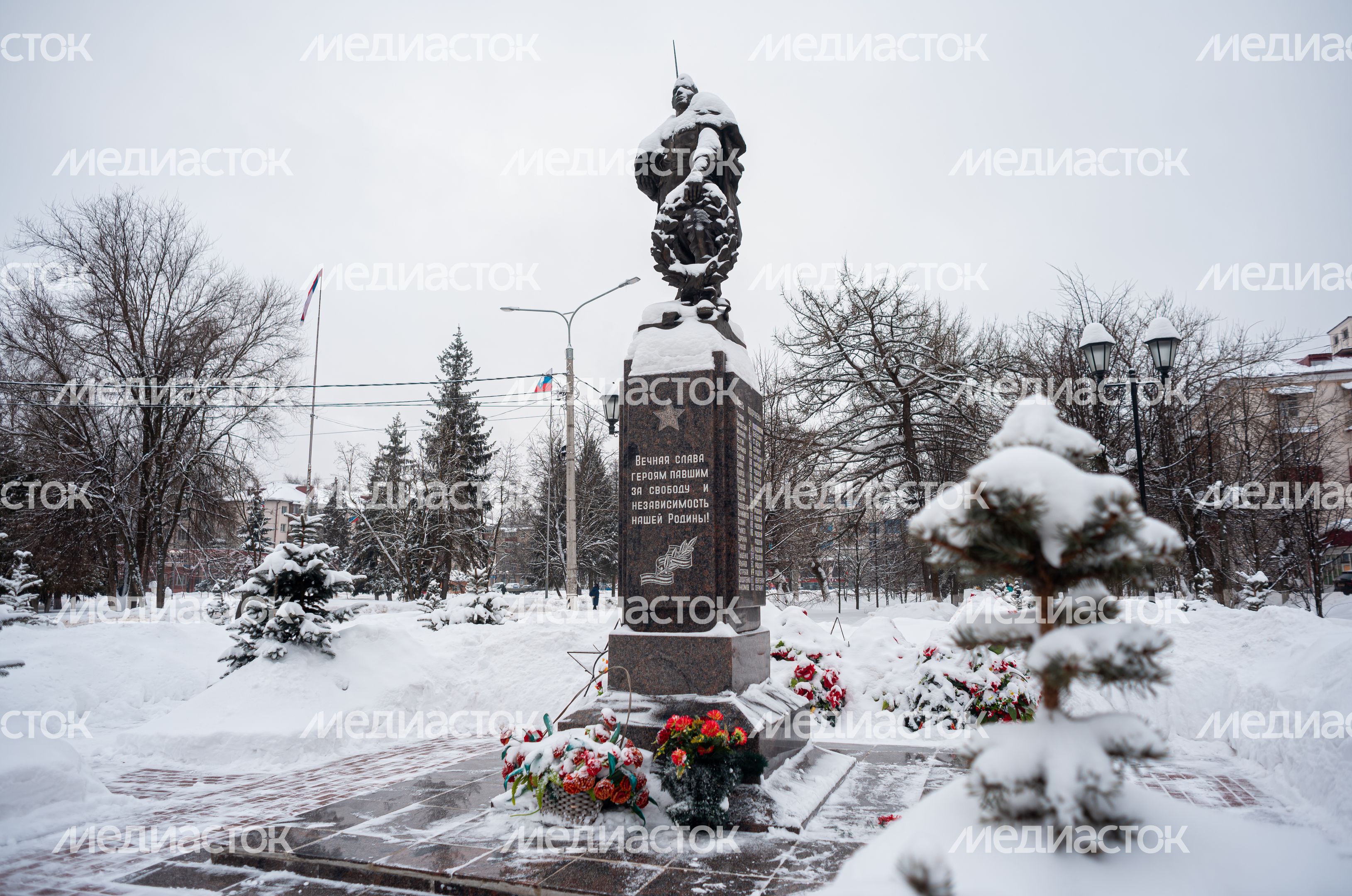 Зимние виды города Солнечногорск