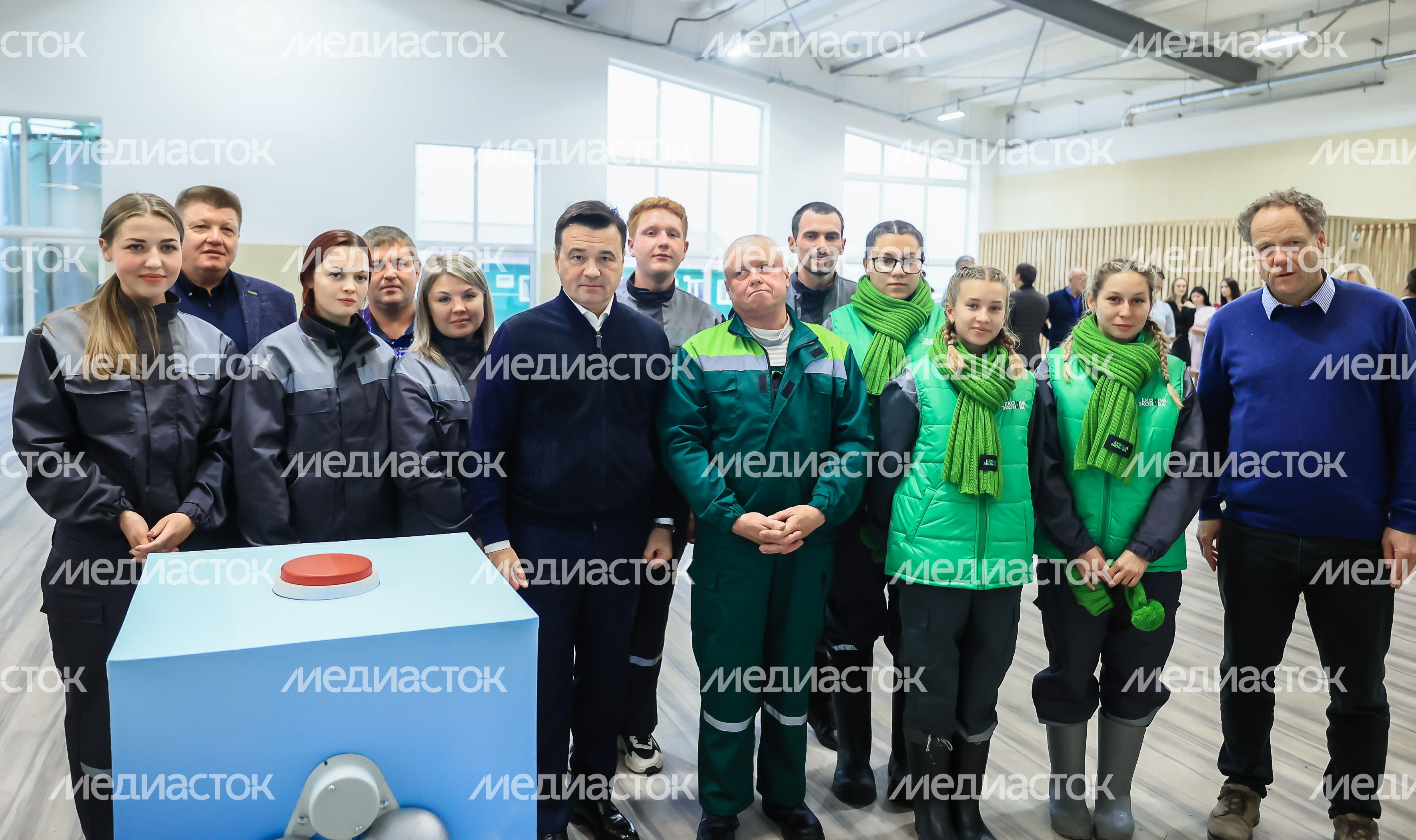 Открытие животноводческего комплекса «Бортниково» в Ступино Губернатором Подмосковья
