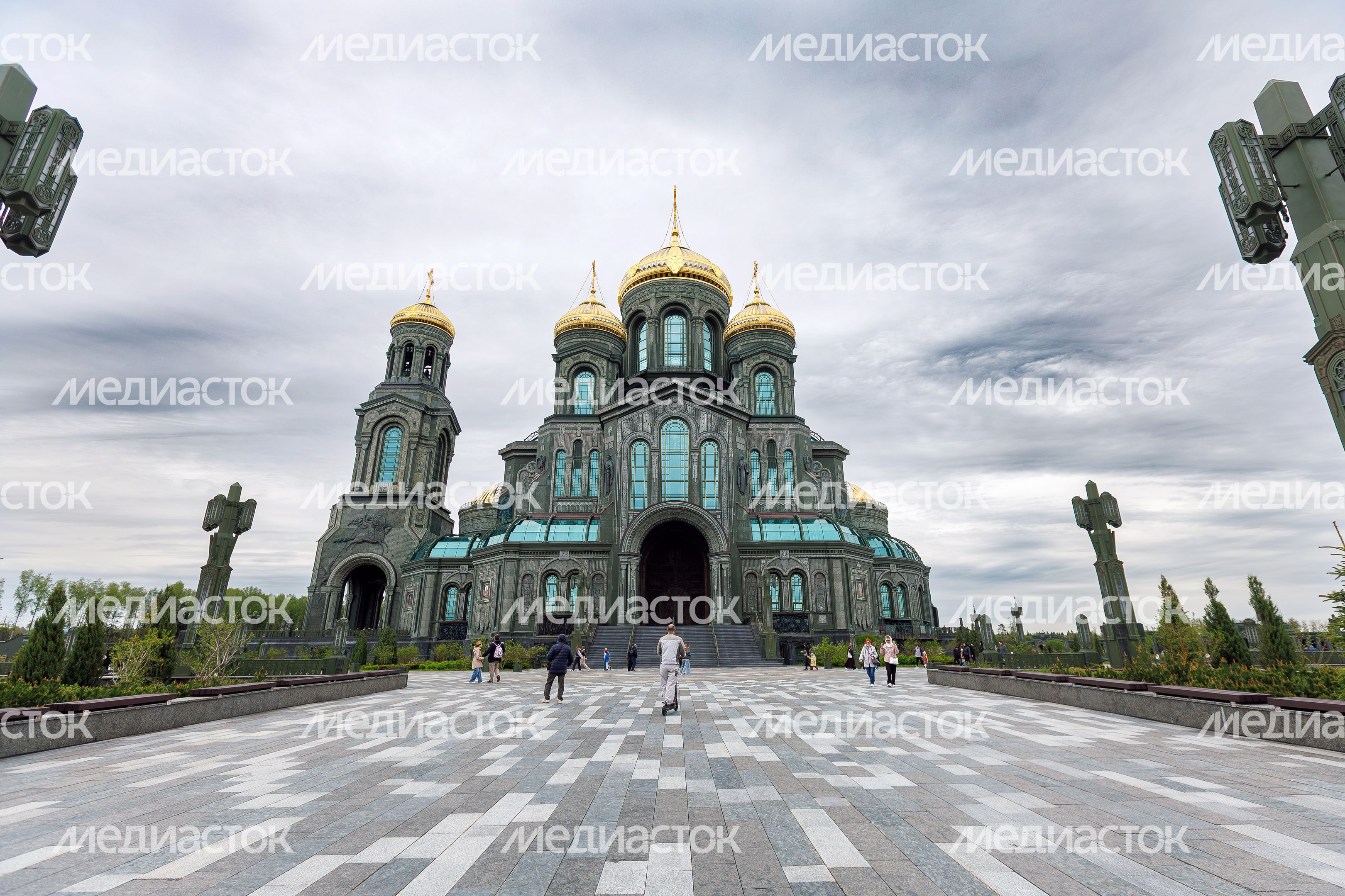 Главный храм ВС РФ в Центральном парке «Патриот» Одинцовского округа