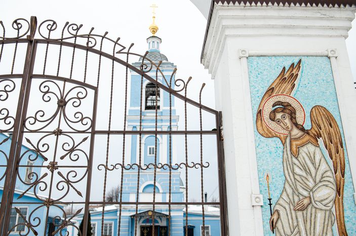 Зимние виды города Воскресенск