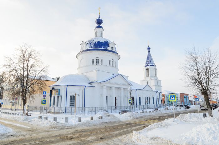 Зарайск. Виды города. Зима