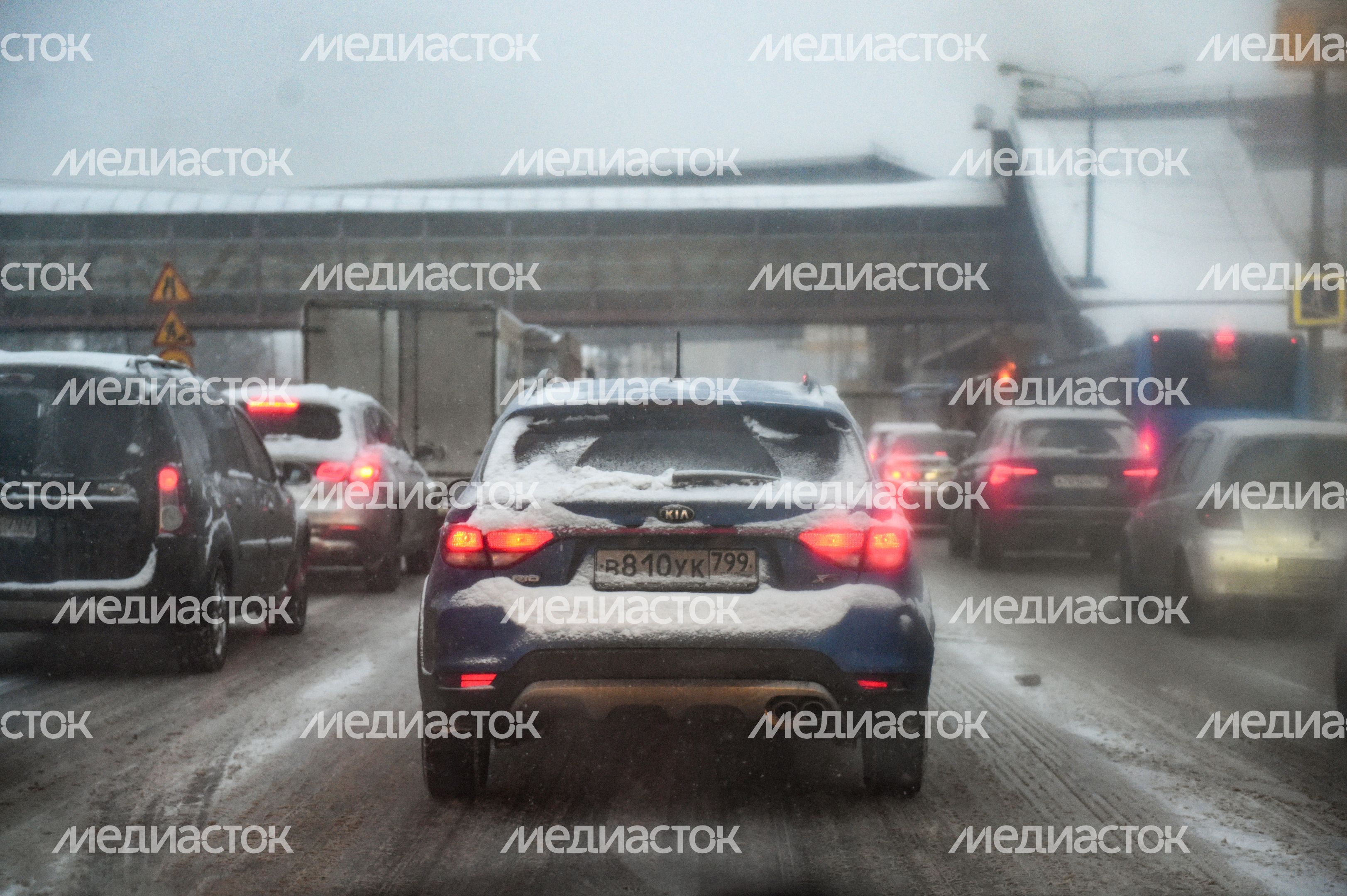 Снегопад в Москве