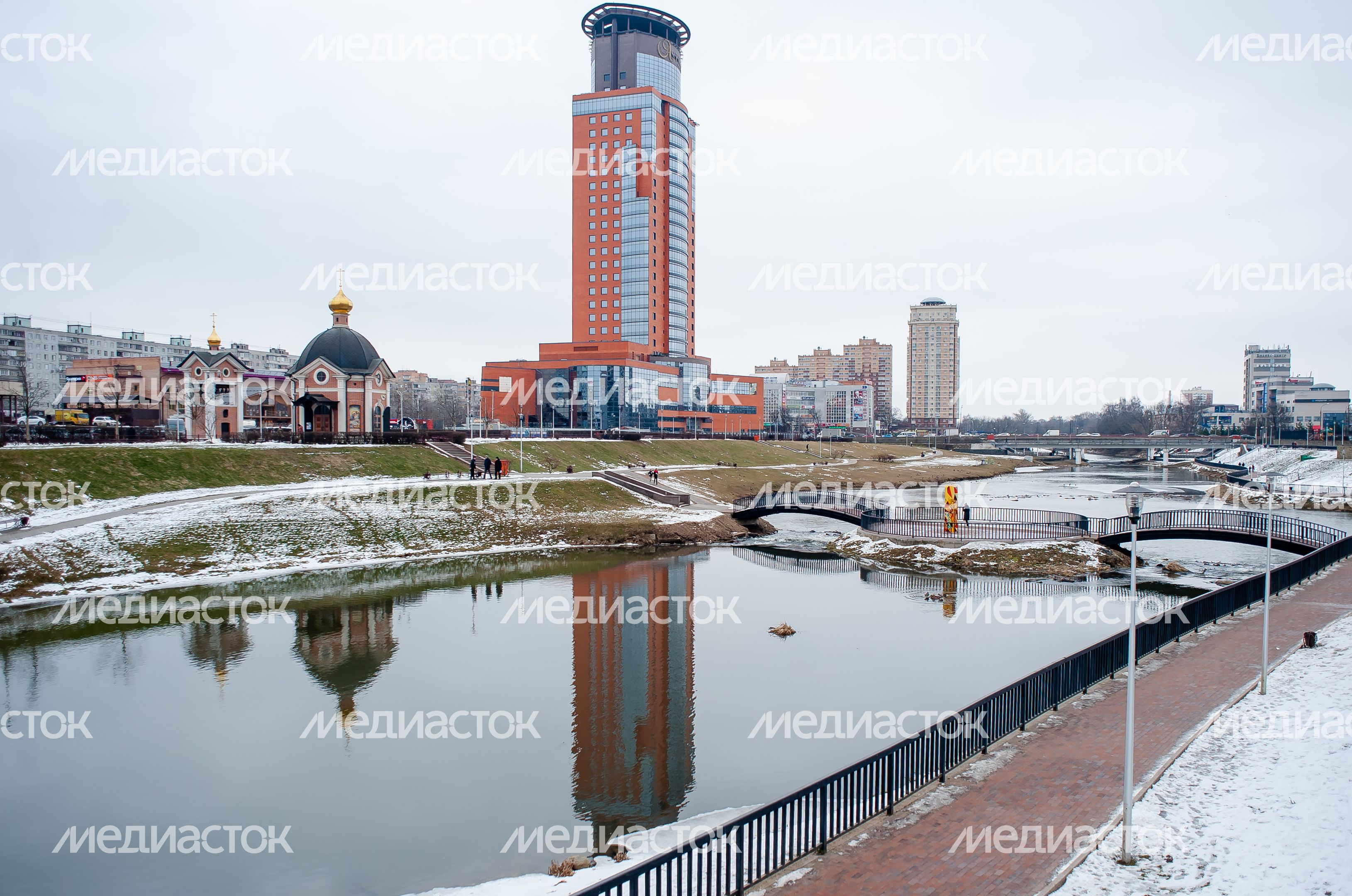 Зимние виды города Щелково