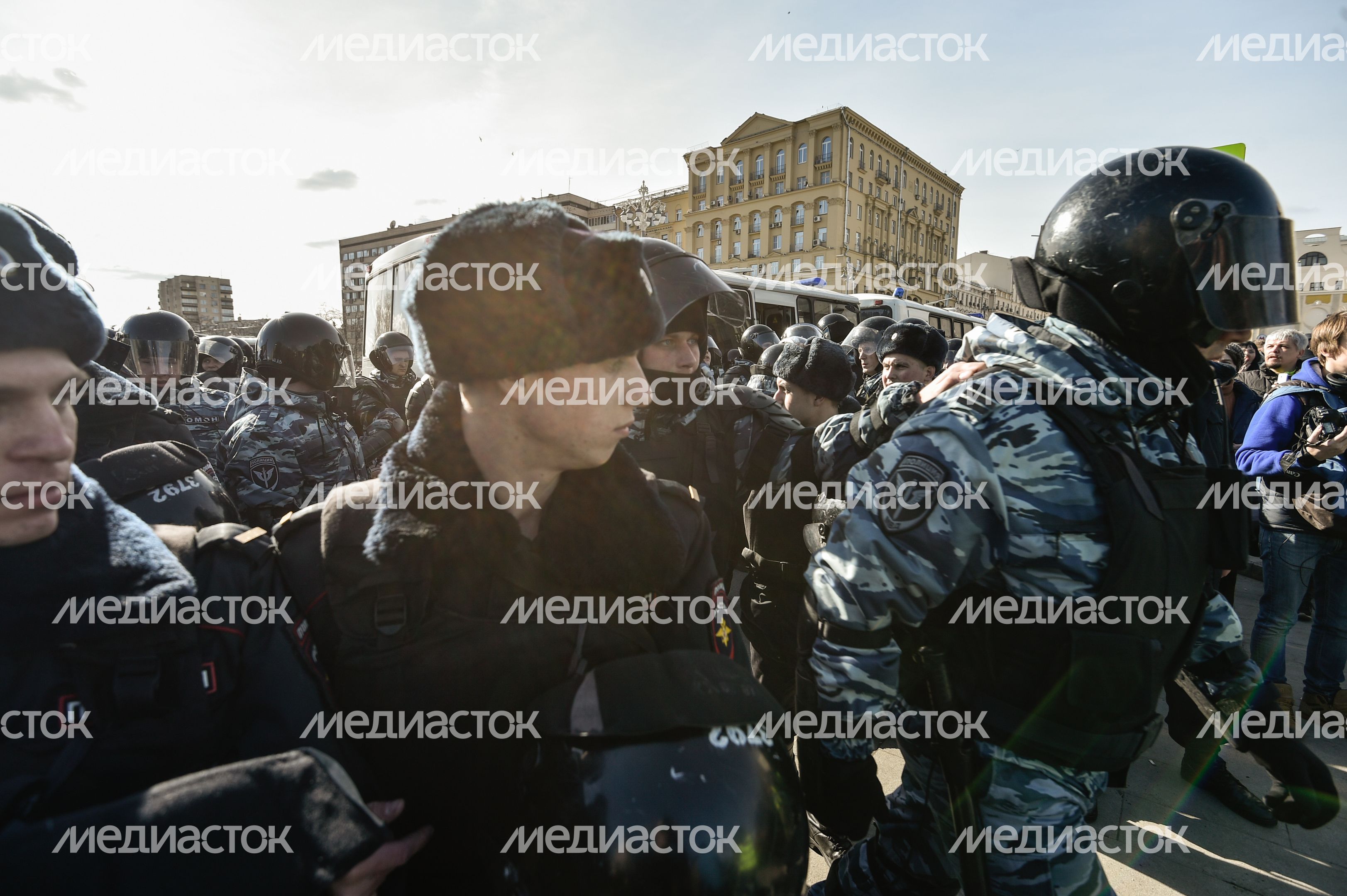 В столице прошел митинг против коррупции.