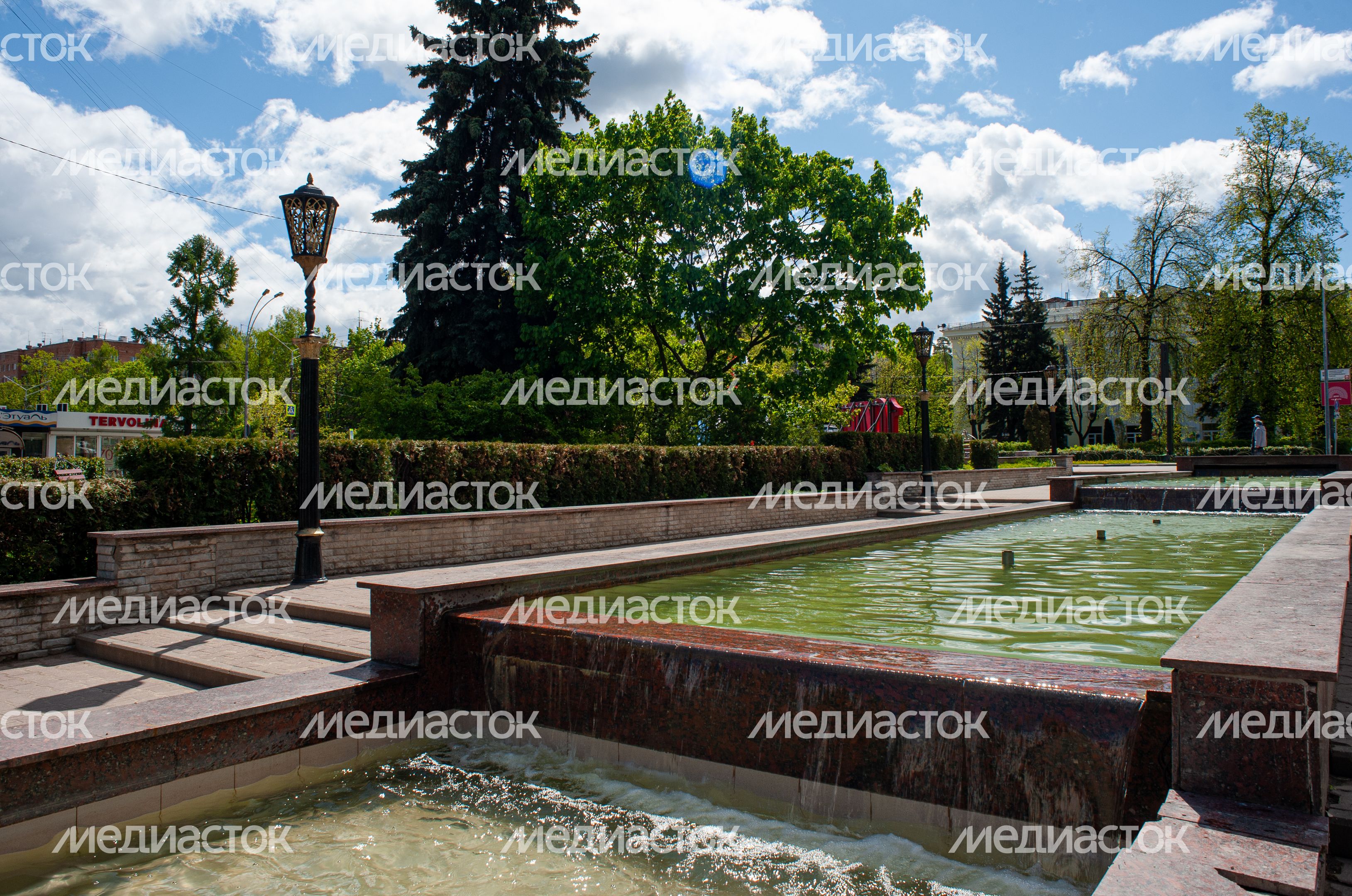 Весенние виды города Пушкино