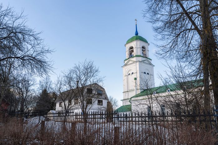 Церковь Смоленской иконы Божией Матери в деревне Воронино округа Клин