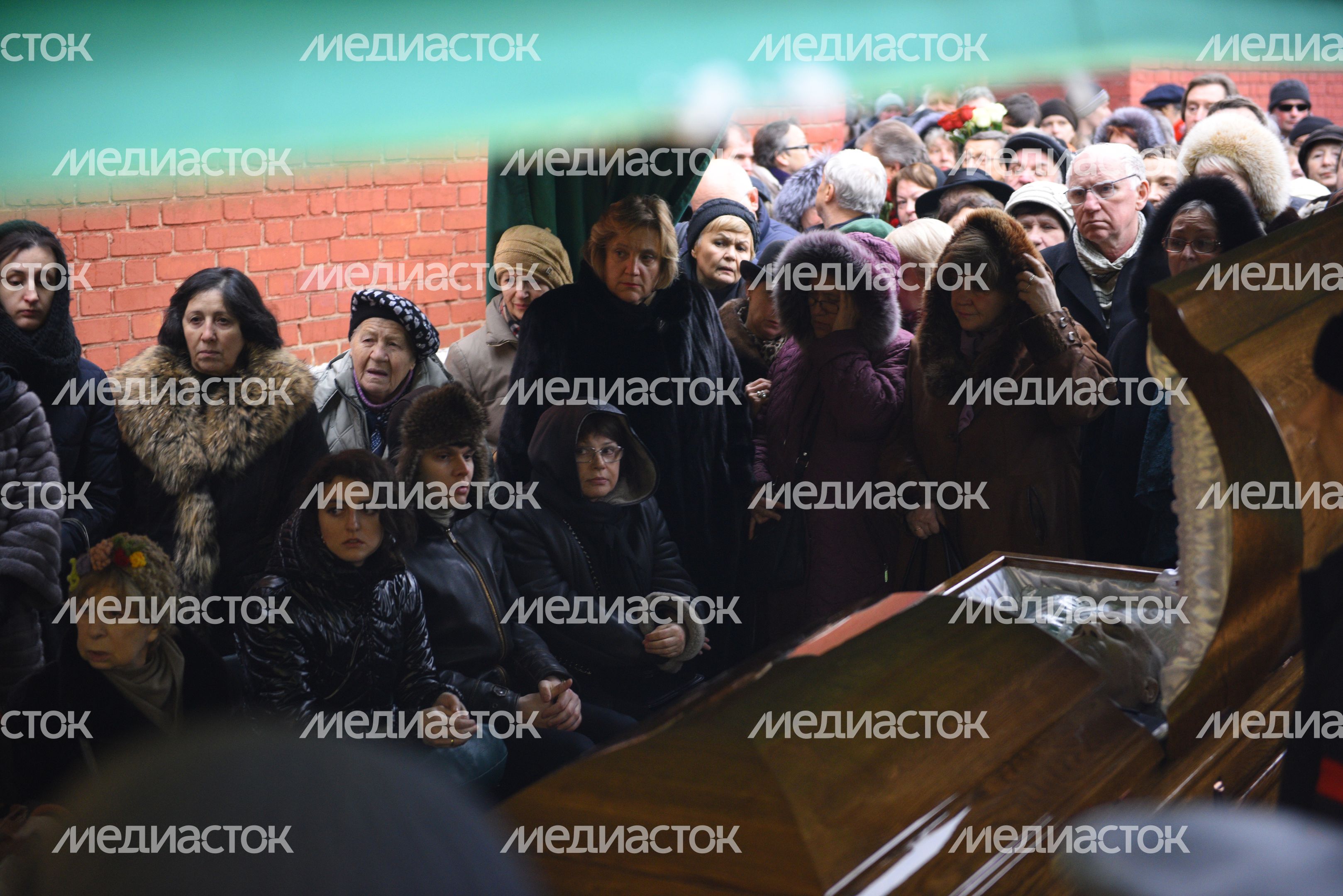Похороны кинорежиссера Эльдара Рязанова Похороны кинорежиссера Эльдара Рязанова
