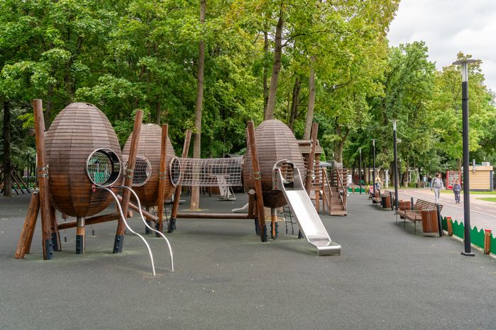 Лето в парке культуры и отдыха имени Виктора Талалихина в Подольске