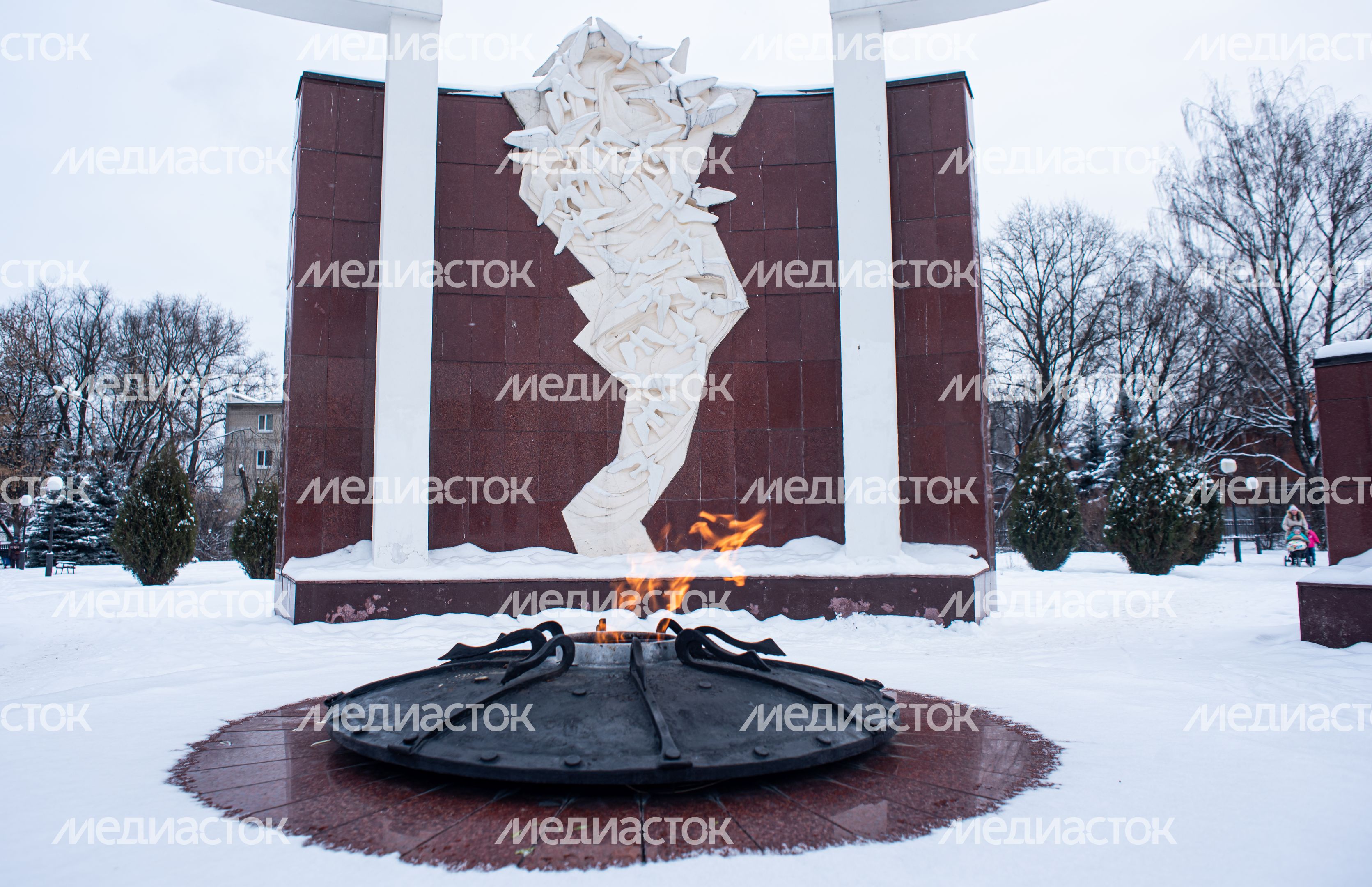 Зимние виды города Щелково