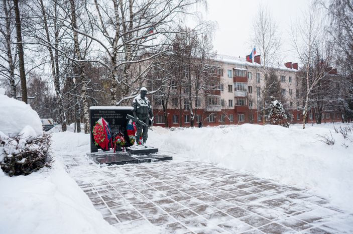 Зимние виды города Солнечногорск