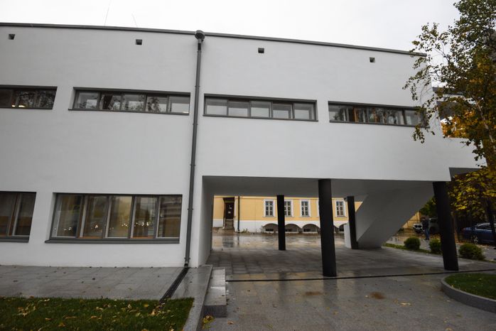 Окончание реставрации прачечной Дома Наркомфина