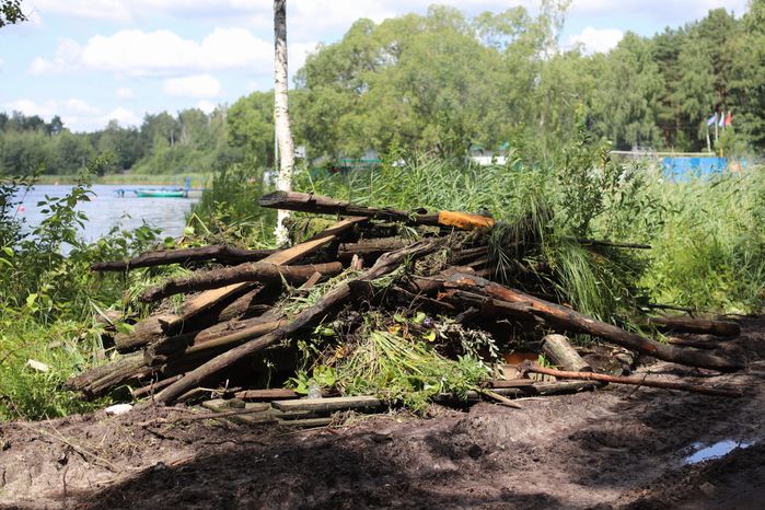 Реализация программы по расчистке водоемов в Подмосковье
