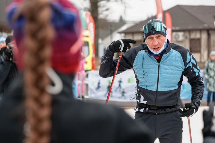 Тренировка для лыжников от Олимпийского чемпиона Александра Легкова в Одинцово