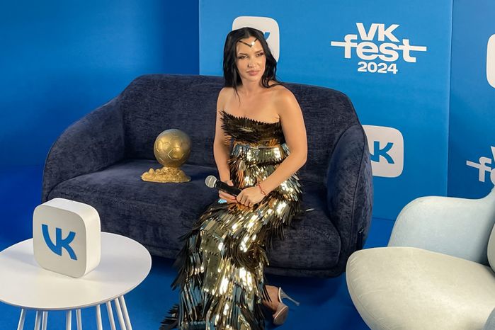 Ольга Серябкина на пресс-конференции VK Fest -2024 в Лужниках