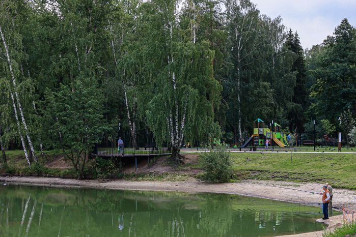 Проверка хода работ по очистке Малаховского озера Губернатором Подмосковья
