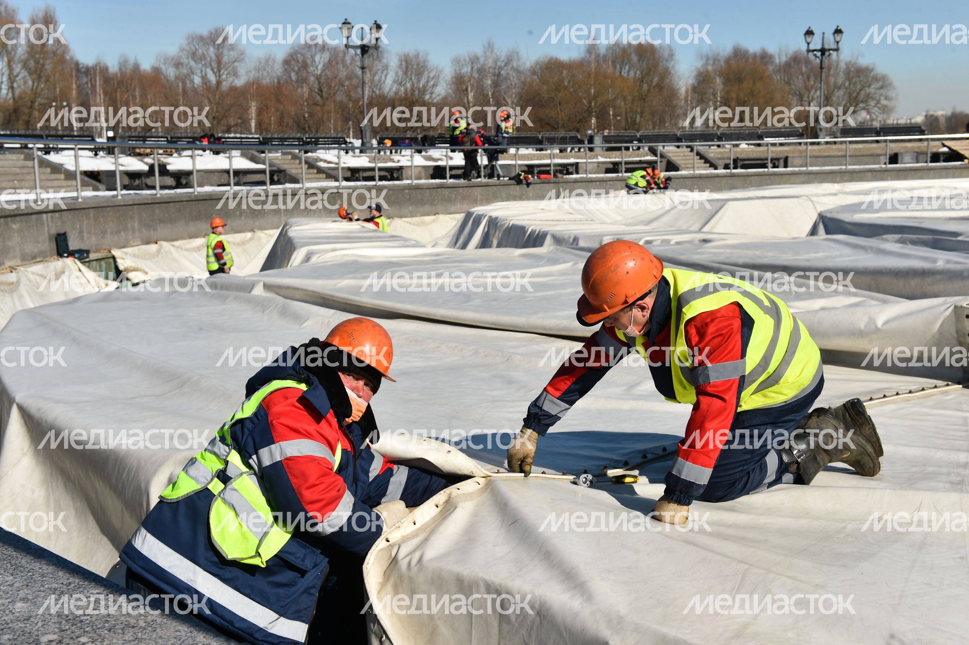 Расконсервация музыкального фонтана в музее-заповеднике «Царицыно»