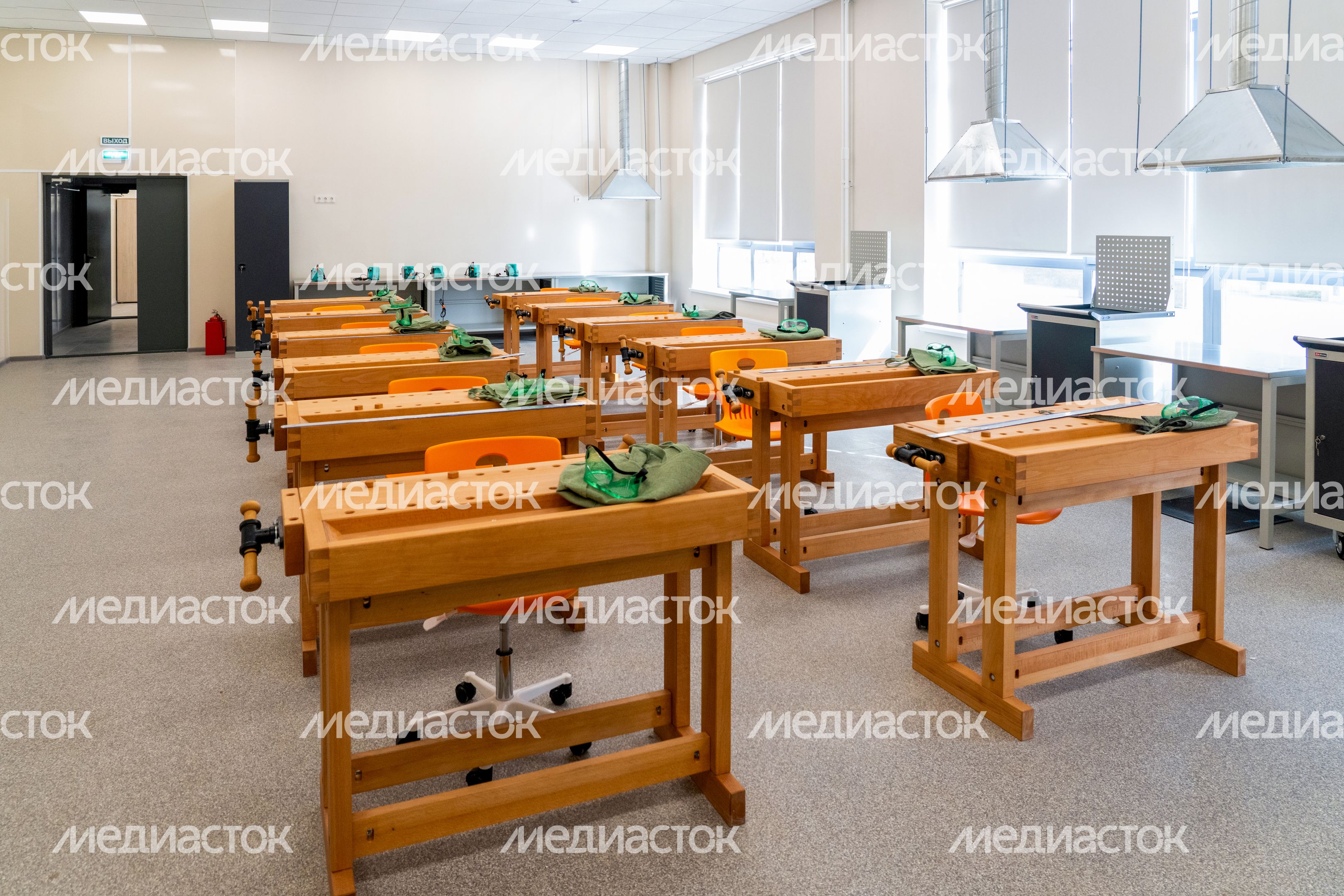 Кабинет труда в новым корпусе Немчиновского лицея в Одинцово Кабинет труда в новым корпусе Немчиновского лицея в Одинцово