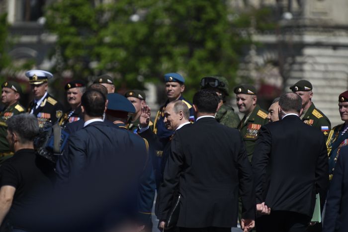 Парад Победы на Красной площади в Москве